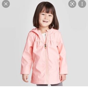 Rain jacket with bunny ears - 5T in Lillac
